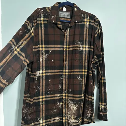 Handmade Nightmare Before Christmas Plaid Shirt