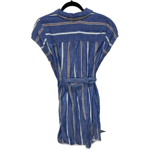 Pilcro and the Letterpress Anthropologie Pilcro and the Letterpress Striped Linen Blend Dress Size 8P