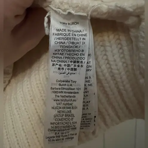 Tory Sport Multi Stripe Wool Sweater Size M