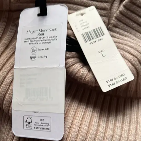 Varley NWT Mayfair Mock Neck Knit