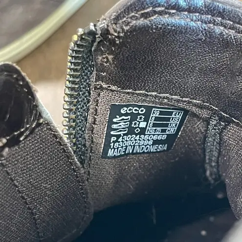 Ecco Soft 7 Low Bootie Women's Size 8 (EU 38) Nubuck Leather Gray Casual Zip