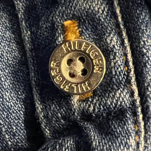 Tommy Hilfiger  Size 8 Blue Denim Shirt/Shacket Button Front Button Long Sleeve