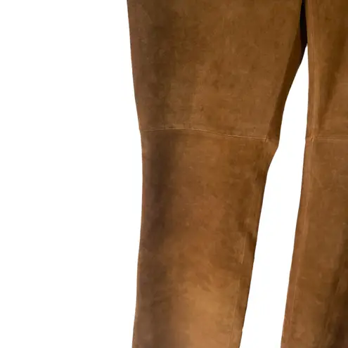 Skotts Suede Vintage 90s Women's Size 12 100% Suede Tan Bootcut Pants