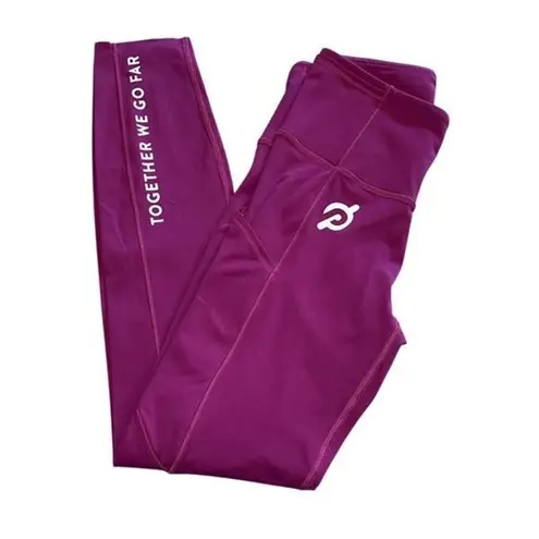 Lululemon X Peloton Women Together We Go Far Fast Free Legging Fuchsia Sz 4 NWOT Pink