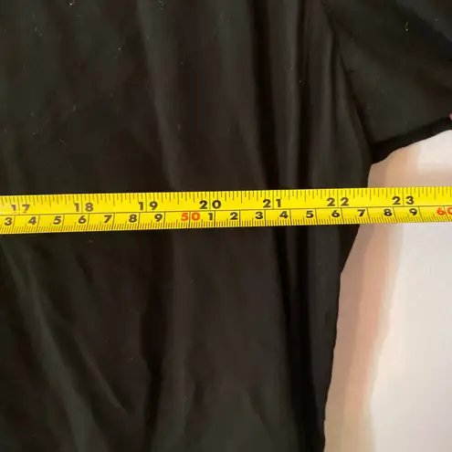 James Perse Women's size 3 / Large Black Flowy 3/4 Sleeve Blouse Lightweight