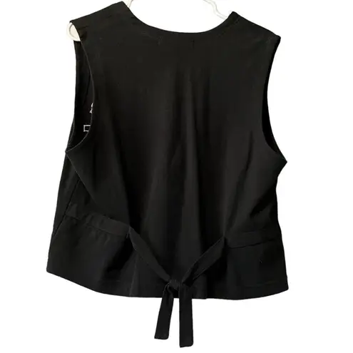 Victoria Jones Cotton Vest Medium Animal Safari Embroidered Teacher Casual