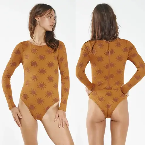 Free People  THRILLS Solstice Long-Sleeve One-Piece Size Large NWT $130