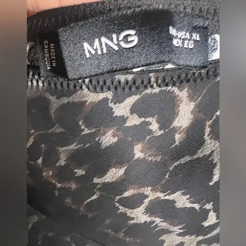 Mango  Rocio Leopard Print Maxi Skirt in Size XLarge thumbnail 7