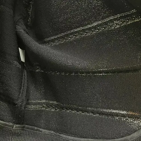 St. John Evening by Marie Gray Black Button Down Cardigan w/Sequins & Embroidery