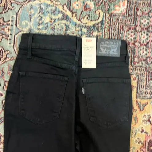Levi's NWT Levi’s 721 High Rise Skinny Black Jeans
