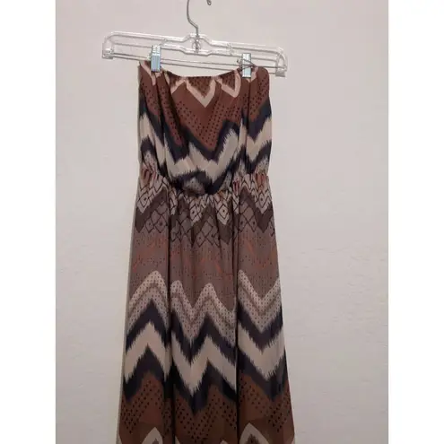 Papaya , BoHo desert, queen, Coachella, strapless, dress, size small ￼