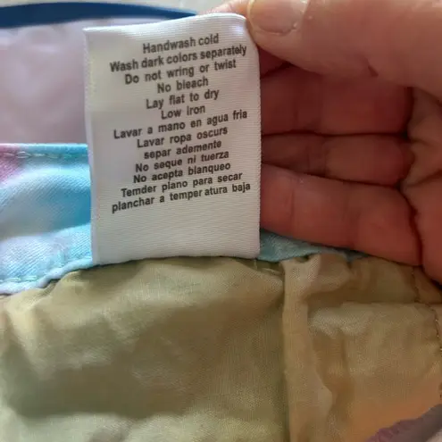 Judy Blue Women's Tie-Dye Shorts - Pink, Yellow, Blue, Stretch Denim 2XL