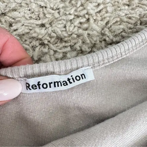 Reformation  One Shoulder Crop Top Midi Skirt Set - Image 12