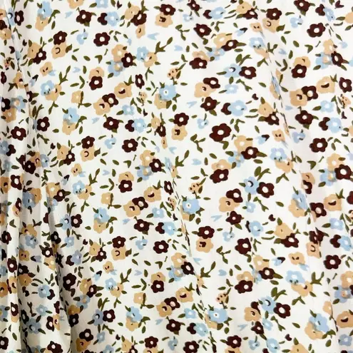 Faithfull the Brand Sidonie Floral Aurelia Cream Floral Mini Dress Size 4