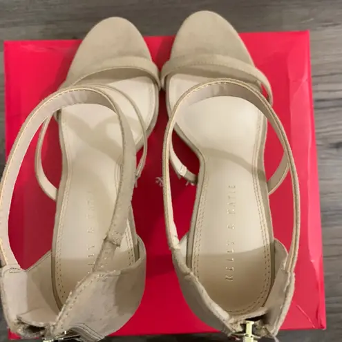 Kelly & Katie Courtnee Beige Heel Sandal