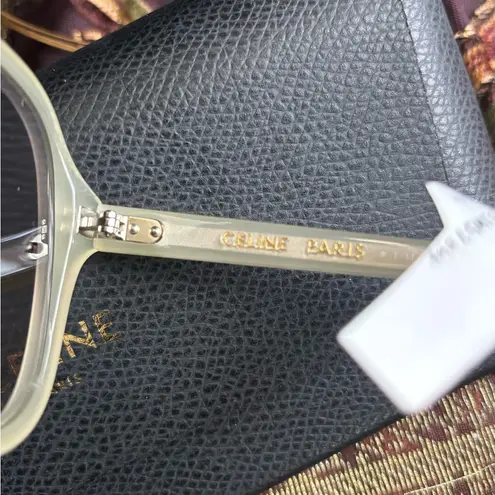 CELINE Authentic 57 2 dots Aviator Acetate gradient Sunglasses