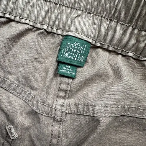 Wild Fable Cotton Cargo Wide Leg Trousers - size XS