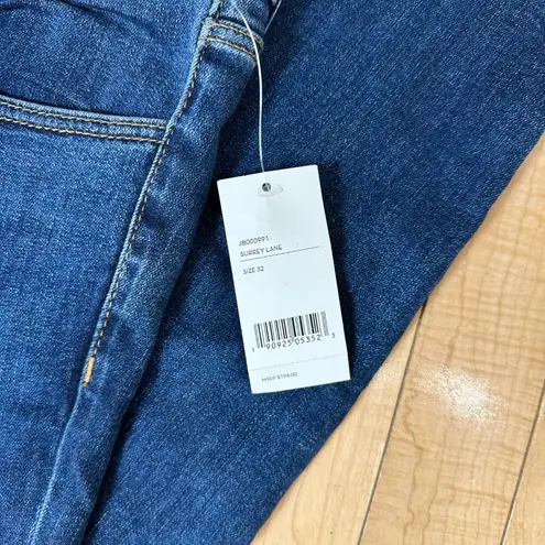 J Brand NWT Hipster Low Rise Dark Denim Jeans Size 32 Straight Leg