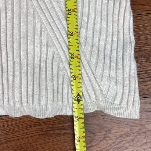 Lane Bryant  Long Sleeve Ribbed Knit Turtleneck Size 1X Oatmeal Beige Rayon