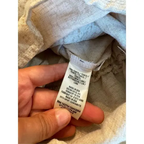 Cloth & Stone  Dahl Romper Anthropologie snake print linen blend size small