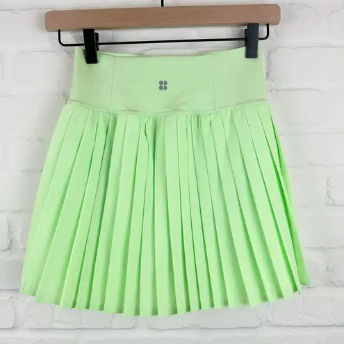 Sweaty Betty  Power Pleat Tennis Skort Matcha Green Athletic Skort Size Small