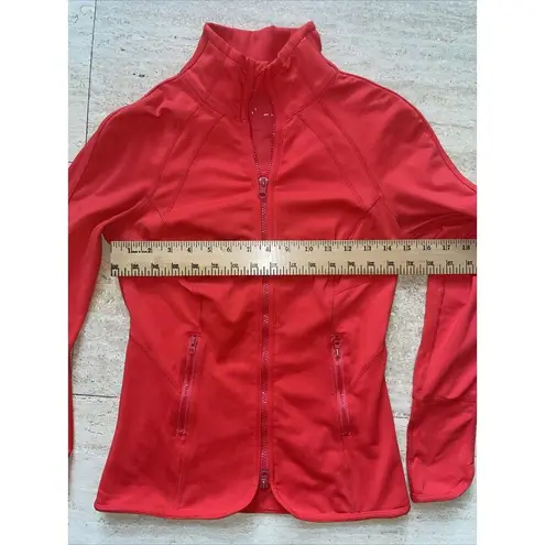 Zella  zip jacket pink/coral fitted, Vented‎ Back Activewear,stretchy, Pocket