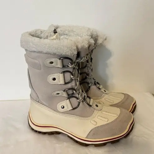 Pajar Canada Women’s White Winter Boots Size 8–8.5 – Polar Lined, Side Zipper