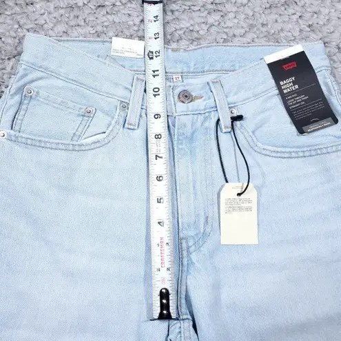 Levi's Levi’s Premium Baggy High Water Wide Leg Cropped Jeans Size 27 x 26 Light Wash