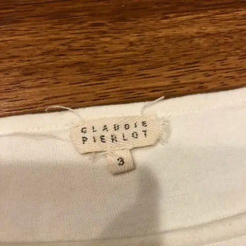 Claudie Pierlot Striped Dress White Size M