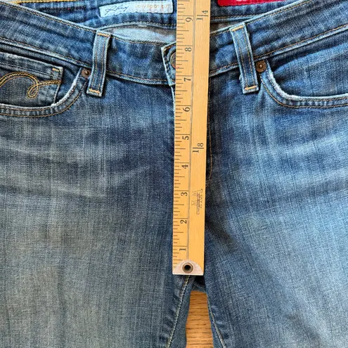 Sam and Billy Riley Low Rise Boot Cut SZ 29R USA Boho Hippie Casual Blue