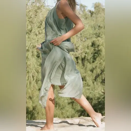 Meo Meli Made in Italy Maxi Dress – Size M Gray Size M