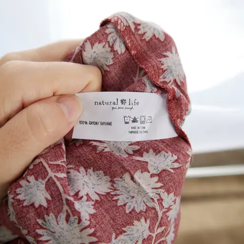 Natural Life  Boho Floral Maxi Dress Women's Medium