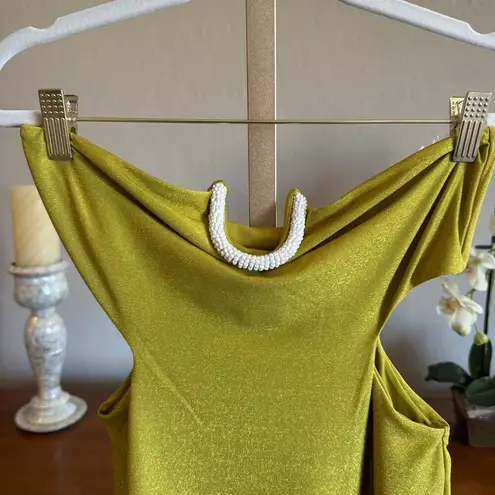 Baobab Petra Maxi Dress – Lemon Zest – Size Medium – NWT – Retail $300 Green