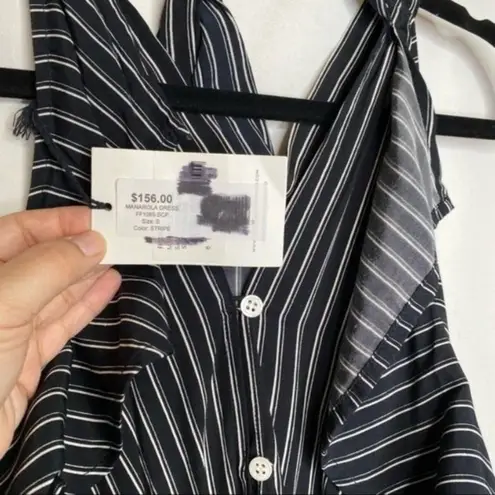 Faithfull the Brand NWT NWT Manarola Dress in Black White Stripe