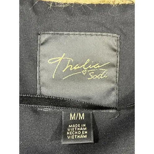 Thalia Sodi Women's Brown Faux Fur Vest Size M SKU 5680