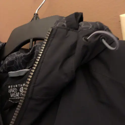 Mountain Hardwear Potrero Faux Fur Parka Jacket Black XS