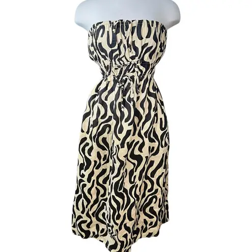 Faithfull the Brand Contessa Graphic-Print Linen Midi Dress
Size 8 NWOT