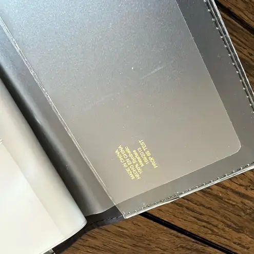 Vintage Buxton Brown Genuine Leather Envelope Wallet Purse Card Holder Photo Tan