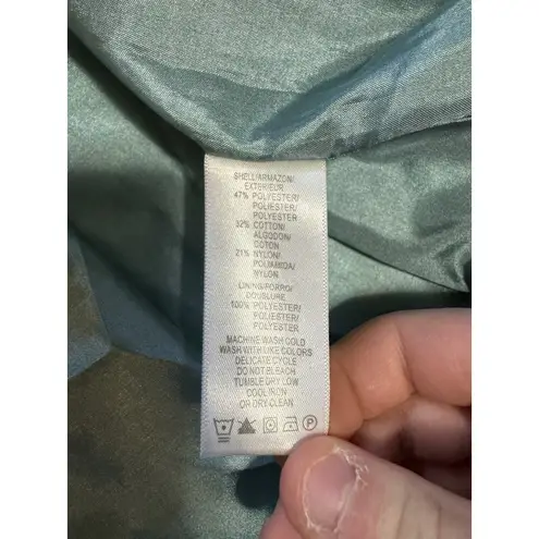 Mac & Jac Women Size Small Button Down 3/4 Sleeve Jacket Shirt Career Office