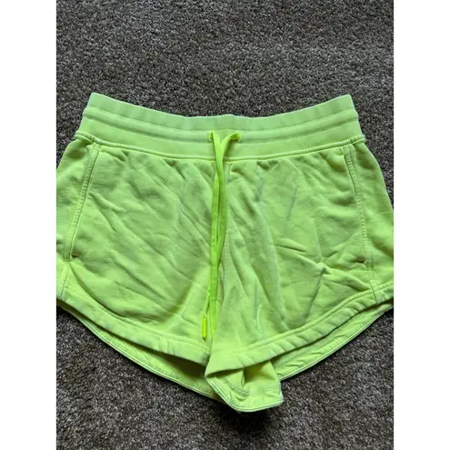 Lululemon  Inner Glow High-Rise Short 3" Neon Garment Dye Solid Highlight