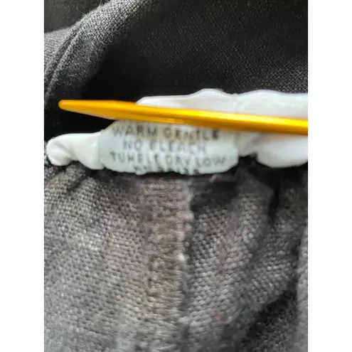 Bryn Walker Black Pullon Pants Lagenlook Balloon Barrel Leg Size Small