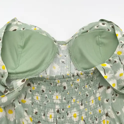 Live to be spoiled Womens Dress Medium Daisy Coquette Corset Feminine Cottage