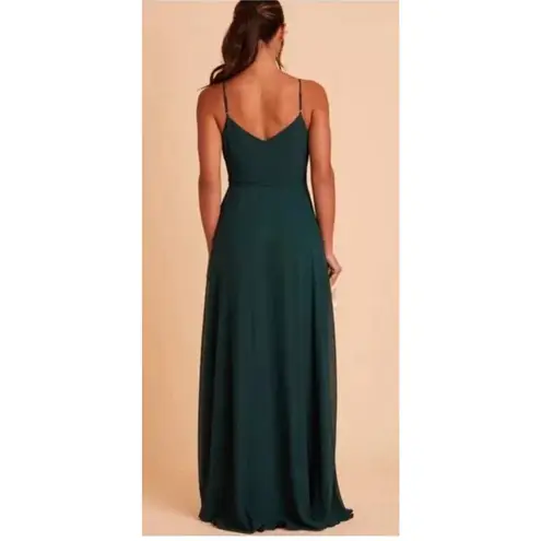Birdy Grey  Dress Formal Women Size Small Green Cindy Wrap Chiffon Prom Wedding