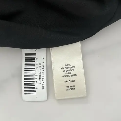 Eliza J Off The Shoulder Fit and Flare Gown Black Sz 4 Cocktail Event Attirre