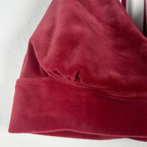 Anthropologie Floreat Loved By  Red Velvet‎ Halter Strappy Bralette Top Medium