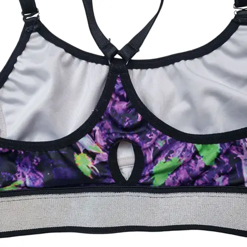 Haby Strappy Crop Sports Bra Womens Small Geometric Activewear Made in Colombia