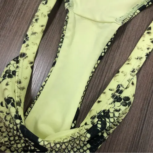 Topshop  Snake Skin bikini bottom