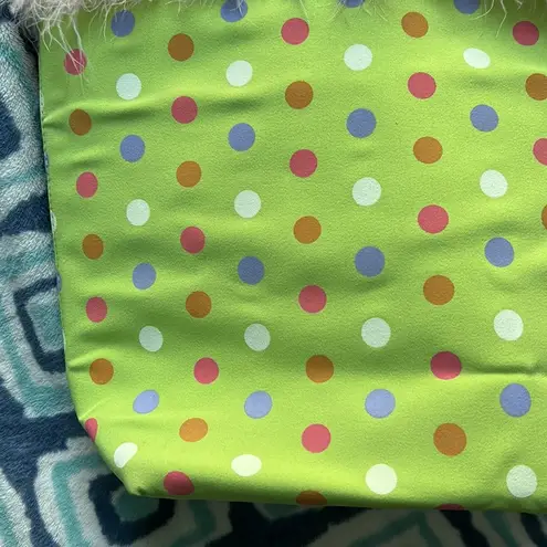 Green Polka Dot Purse