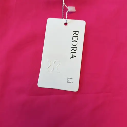 REORIA Butsmooth®Sleeveless Halter Neck Double Lined Casual Basic Tank CropTop Pink