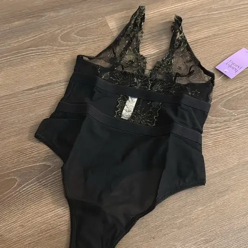 Hanky Panky NWT Written In The Stars Lace Teddy Bodysuit